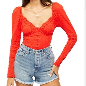 Free People Long Sleeve Top
